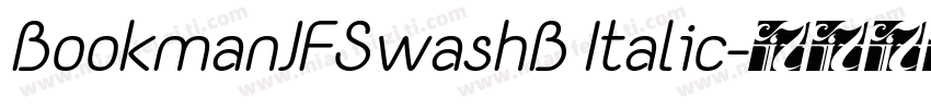 BookmanJFSwashB Italic字体转换